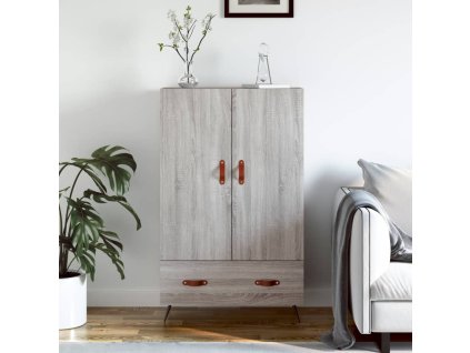 Skříň highboard šedá sonoma 69,5 x 31 x 115 cm kompozitní dřevo 828210