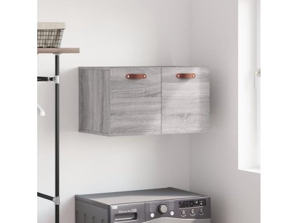 Nástěnná skříňka šedá sonoma 60 x 36,5 x 35 cm kompozitní dřevo 830002