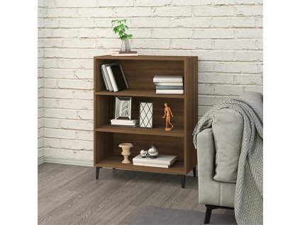 Příborník hnědý dub 69,5 x 32,5 x 90 cm kompozitní dřevo 817380