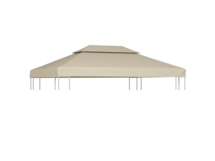 Náhradní střecha na altán 310g/m² béžová 3 x 4 m 40881