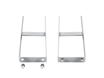 Kotevní patky pro WPC plot 2 ks ocel 40 cm 49080