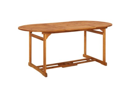 Zahradní jídelní stůl 180 x 90 x 75 cm masivní akáciové dřevo 315948