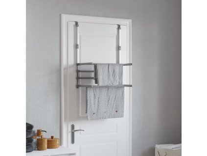 Sušák na prádlo na balkon 54 x 25 x 42 cm hliník 154604