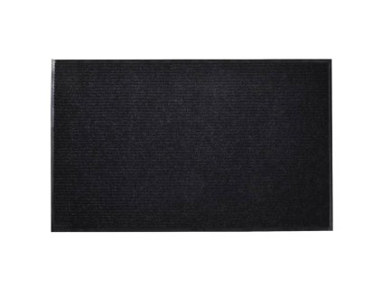 Černá PVC rohožka 120 x 180 cm 241267