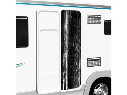 Závěs proti hmyzu antracitový 56 x 185 cm Chenille 284288