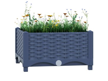 Vyvýšený záhon 40 x 40 x 23 cm polypropylen 310397