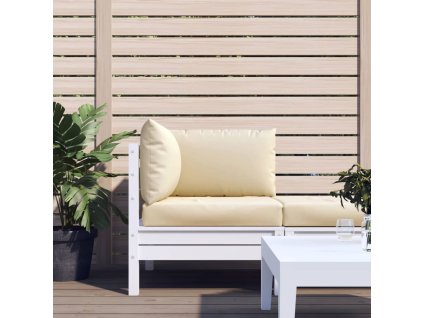 Podušky na palety 3 ks béžové oxfordská látka 315067