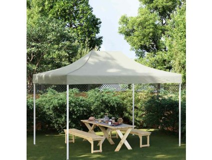 Střecha k party stanu 4 x 3 m krémová 270 g/m² 315349