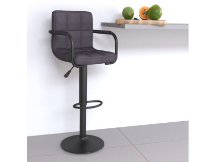 Barová židle taupe textil 334634