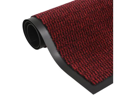 Rohožka všívaná 60 x 150 cm červená 326954
