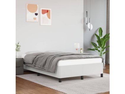 Rám postele bílý 120 x 200 cm umělá kůže 347240