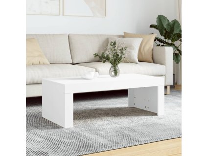 Konferenční stolek bílý 102 x 50 x 36 cm kompozitní dřevo 823366