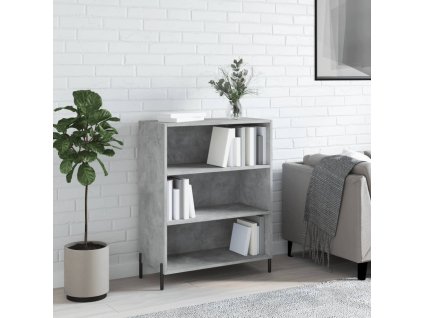 Policová skříňka betonově šedá 69,5x32,5x90 cm kompozitní dřevo 828376