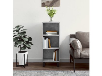 Příborník betonově šedý 34,5 x 32,5 x 90 cm kompozitní dřevo 828760