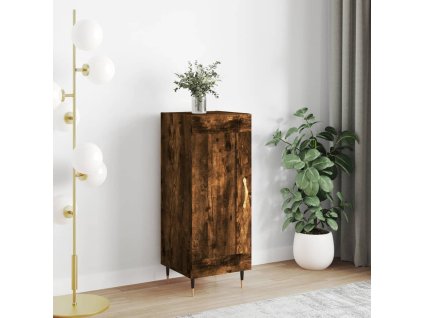 Příborník kouřový dub 34,5 x 34 x 90 cm kompozitní dřevo 830425