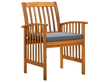 3dílný zahradní jídelní set s poduškami masivní akáciové dřevo 3058084