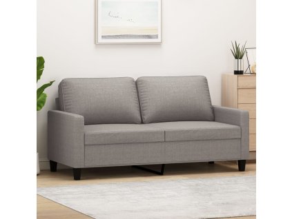 2místná pohovka taupe 140 cm textil 359170