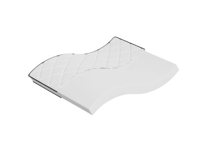 Pěnová matrace středně měkká 160 x 200 cm 373037