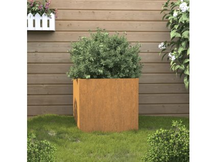 Truhlík 32 x 30 x 29 cm cortenová ocel 821547