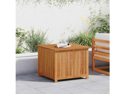 Zahradní úložný box 75 x 75 x 58 cm masivní akáciové dřevo 319706