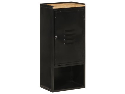 Koupelnová skříňka 40 x 27 x 90 cm železo a masivní mangovník 358562