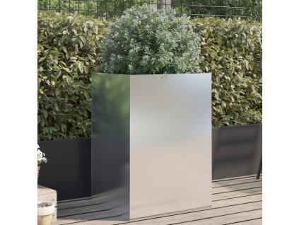 Truhlík stříbrný 52 x 48 x 75 cm nerezová ocel 841587