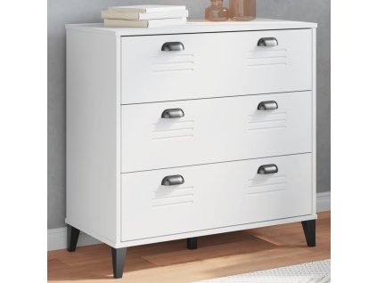 Zásuvková komoda VIKEN bílá kompozitní dřevo 374920