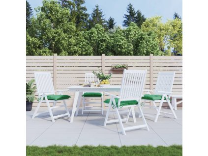 Podušky na palety 4 ks zelené 50 x 50 x 7 cm oxfordská látka 361523