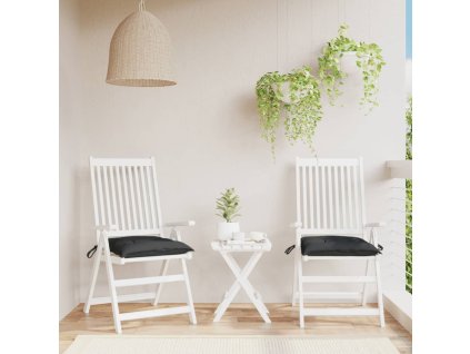 Podušky na palety 2 ks černé 50 x 50 x 7 cm oxfordská látka 361528