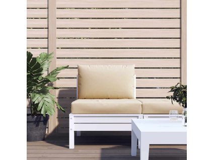 Podušky na palety 2 ks béžové oxfordská látka 361757