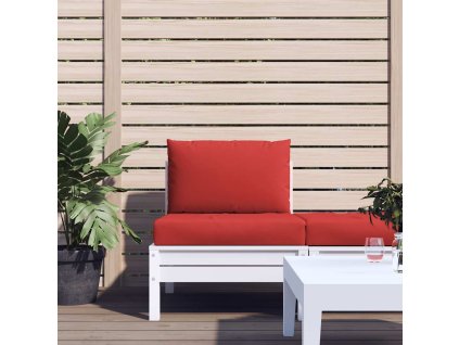 Podušky na palety 2 ks červené oxfordská látka 361760