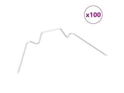 Skleníkové klipy 100 ks typ W pozinkovaná ocel 4009385