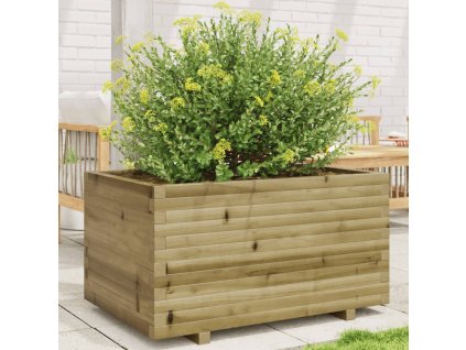 Zahradní truhlík 90 x 60 x 49,5 cm impregnované borové dřevo 3282568