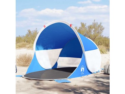 Plážový stan azurově modrý pop-up nepromokavý 4004149