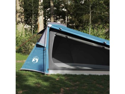 Kempingový stan tunel pro 2 osoby modrý nepromokavý 94613