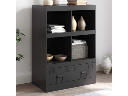 Highboard černý 67 x 39 x 95 cm ocel 841799