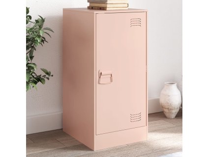 Příborník růžový 34,5 x 39 x 73 cm ocel 841710