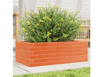 Zahradní truhlík voskově hnědý 70x40x23 cm masivní borové dřevo 847220