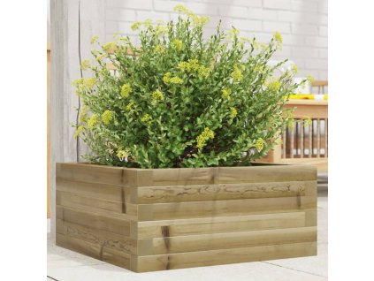 Zahradní truhlík 50 x 50 x 23 cm impregnované borové dřevo 847187