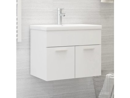 Skříňka pod umyvadlo bílá 60x38,5x46 cm kompozitní dřevo 804647