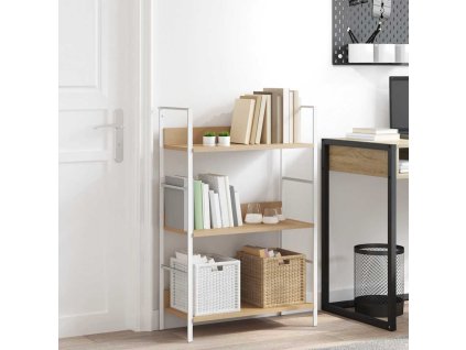 Knihovna se 3 policemi dub 60 x 27,6 x 90,5 cm kompozitní dřevo 288221