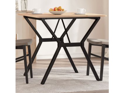 Nohy k jídelnímu stolu Y rám 70 x 70 x 73 cm ocel 357932