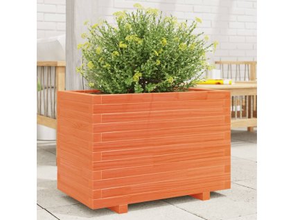 Zahradní truhlík voskově hnědý 70x40x49,5 cm masivní borovice 3282551