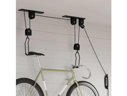 Zvedáky jízdních kol se stropním držákem 2 ks 20 kg 156339