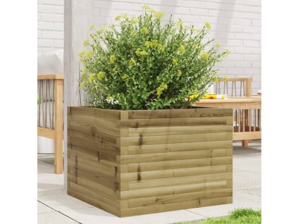 Zahradní truhlík 60 x 60 x 45,5 cm impregnované borové dřevo 847252