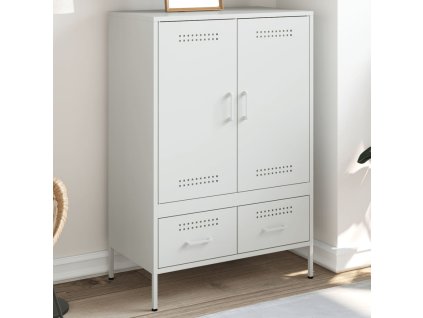 Skříň bílá 68 x 39 x 101,5 cm ocel 843113