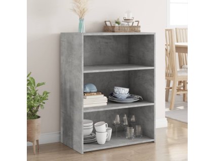 Příborník betonově šedý 70 x 41 x 93 cm kompozitní dřevo 846372