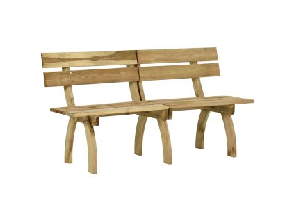 Zahradní lavice 160 cm impregnované borové dřevo 318401