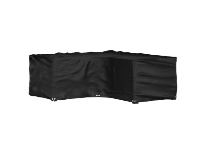Plachta na zahradní nábytek tvar L 12 oček 185 x 185 x 70 cm 319313