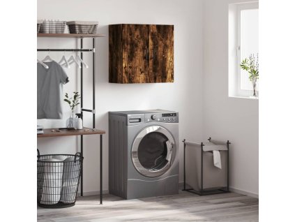 Nástěnná skříňka kouřový dub 60 x 31 x 60 cm kompozitní dřevo 829977